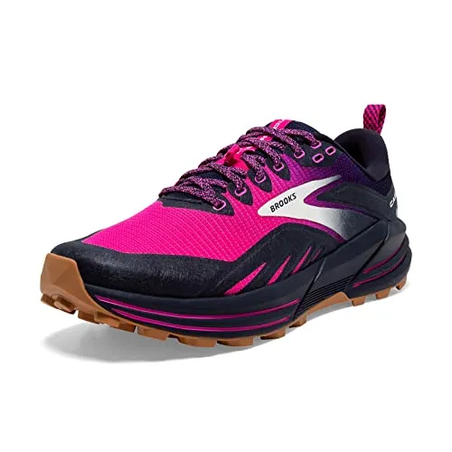 Brooks Cascadia 16 Women's Trail Running Shoes, Peacoat/Pink/Biscuit