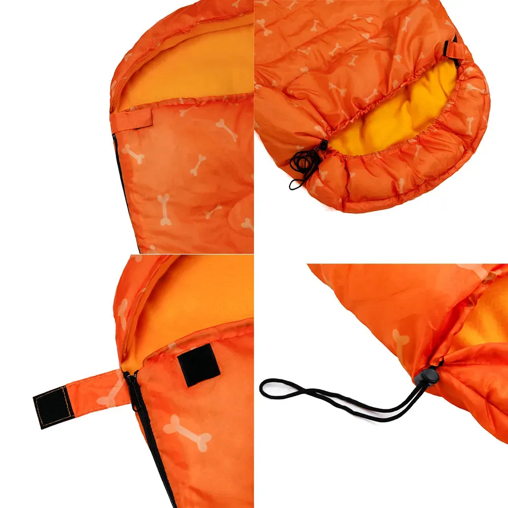 Dog Sleeping Bag Warm Dog Bed Blanket For Camping Adventures
