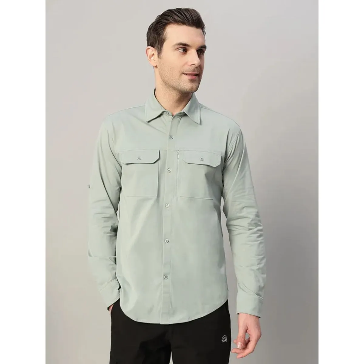 Men's TechFlex Cargo Shirt - Sage Green