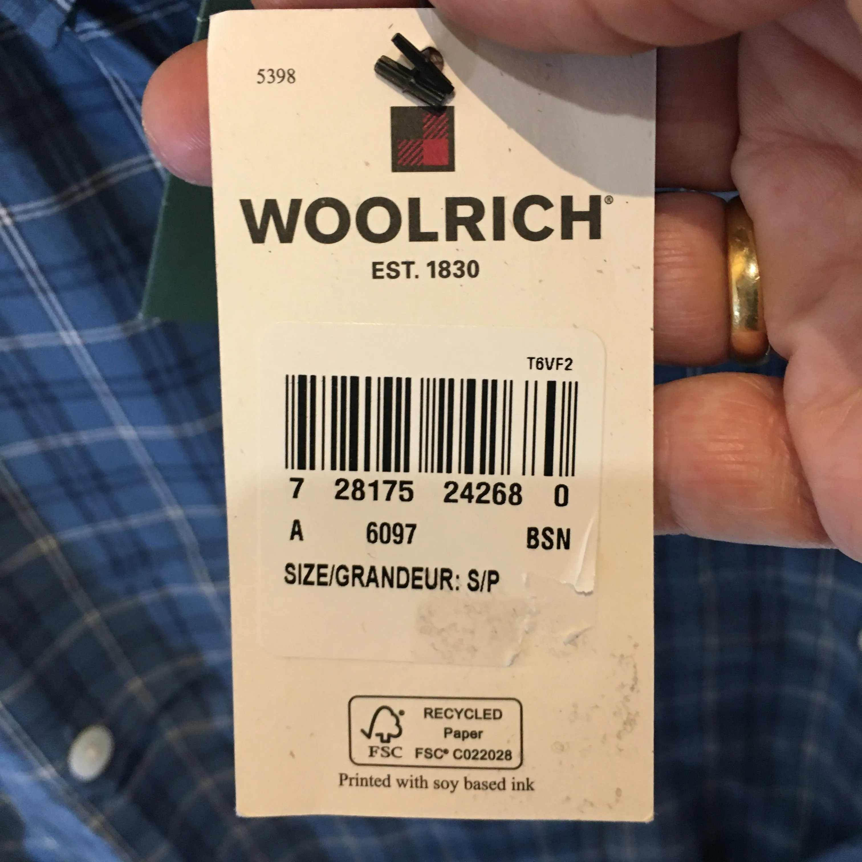 Woolrich Concourse LS - Men's Small - Pre-owned - PYS81J